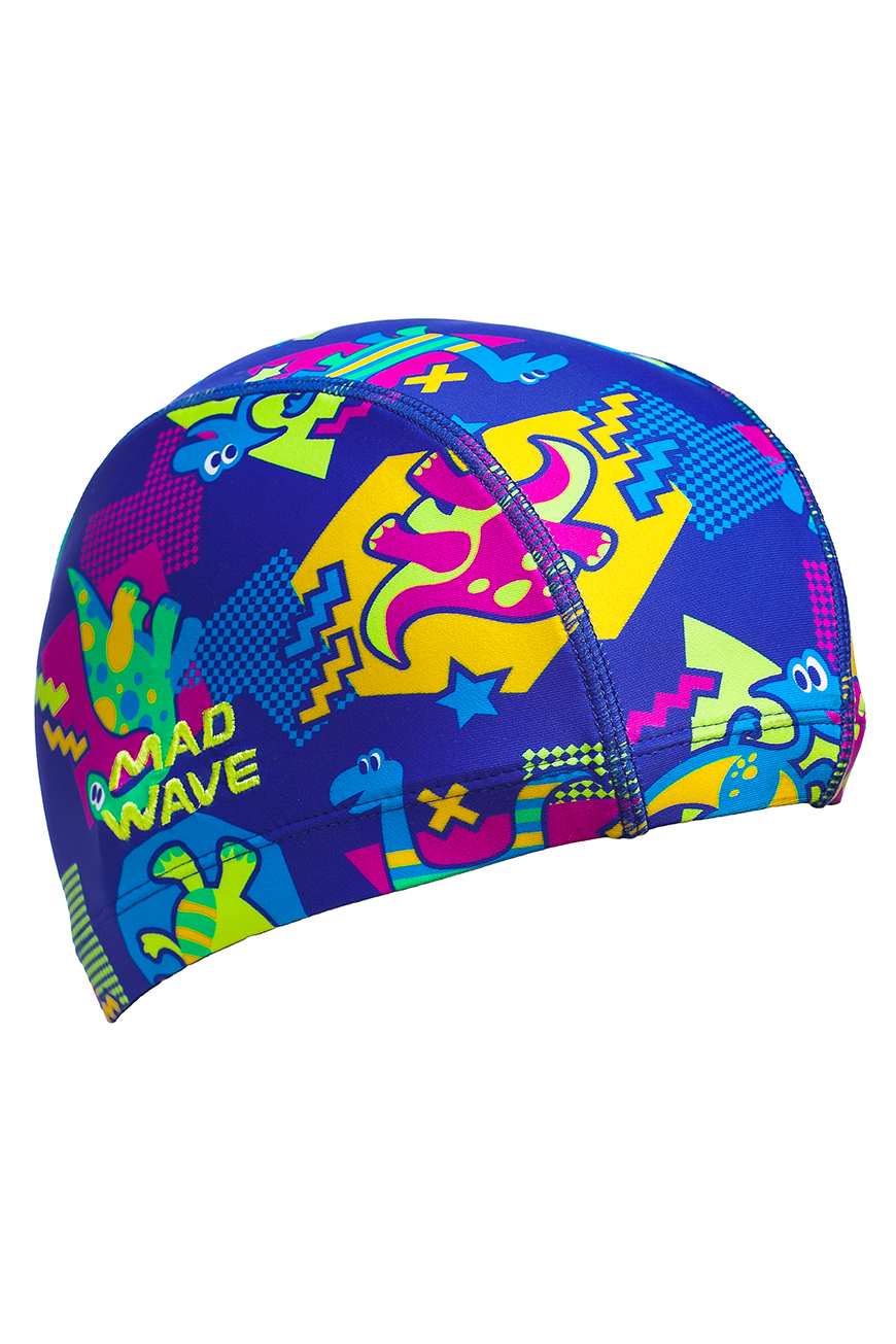 Шапочка для плавания Mad Wave Dino